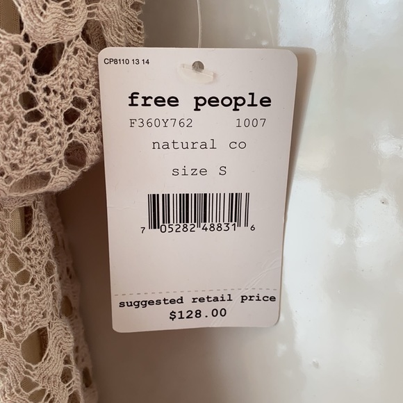 Free People Surplice Back Mini Dress NWT - Picture 3 of 10